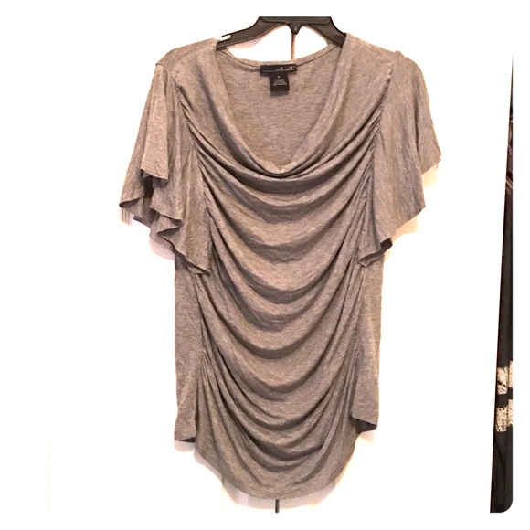 Gray shirt with tiers