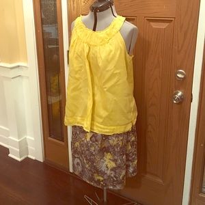 Talbots floral skirt 18wp