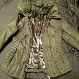 Blanc Noir Olive Colored Jacket