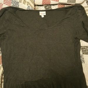 Lularoe dark gray Nicole dress