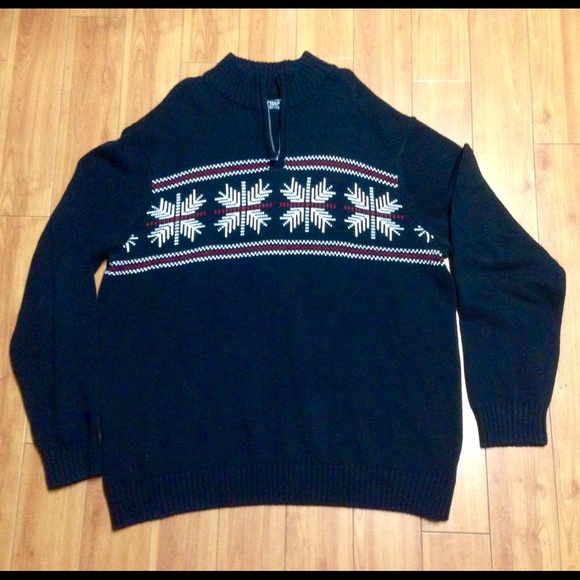 Chaps Winter Christmas Snowflake Knitted Sweater