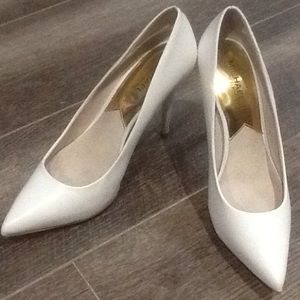 Michael Kors Joselle Optic White Heels