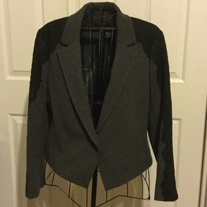 Ann Taylor lace sleeved blazer size 14