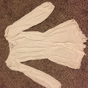 White romper from Pacsun