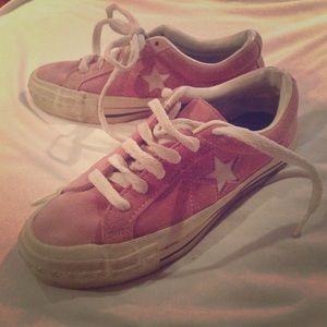 Suede Converse All Star sneakers