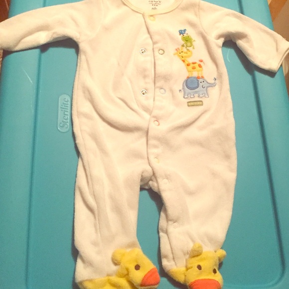 Newborn Jungle Footed Sleeper