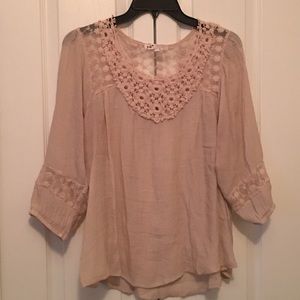Sand colored blouse