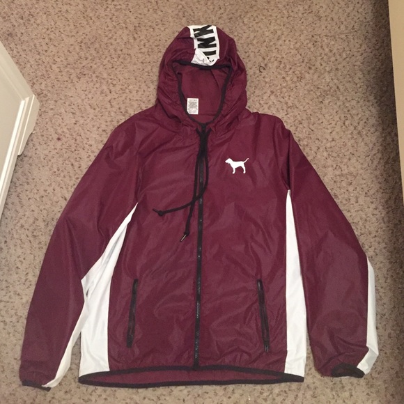 pink windbreaker