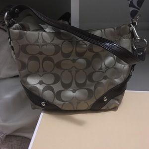 Mini brown Coach bag