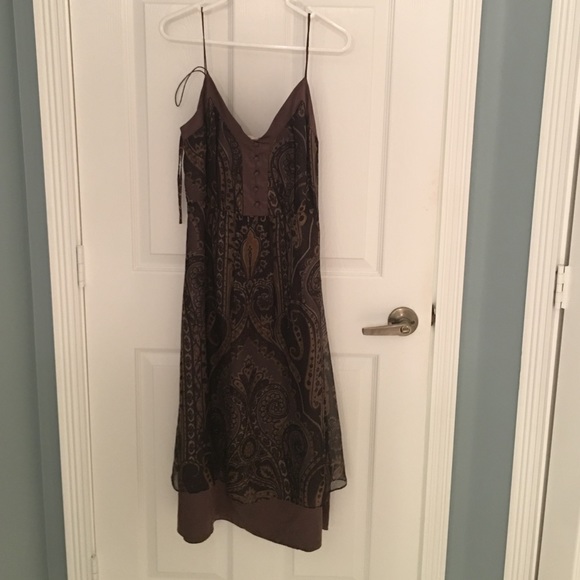 Fiori di zucca silk paisley dress.