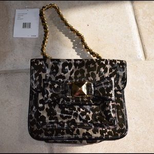 Betsey Johnson NWT leopard purse