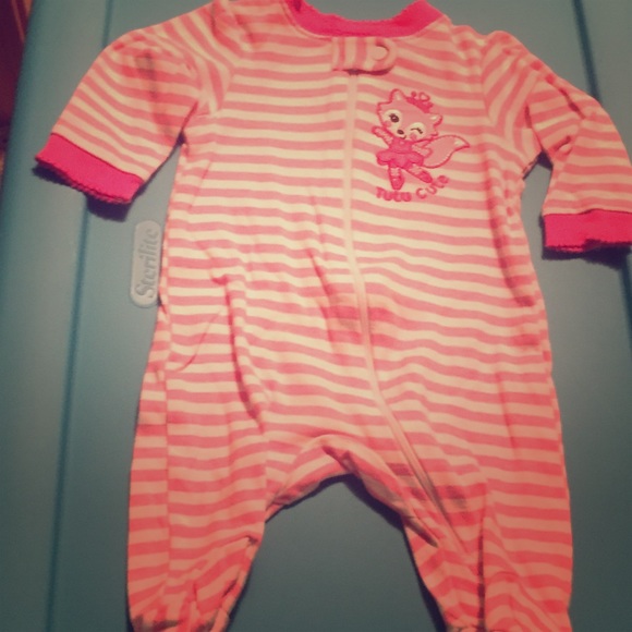 Newborn "Tutu Cute" Footed Sleeper