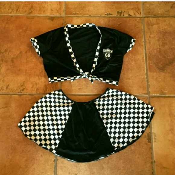 Sexy Race Girl Halloween Costume!