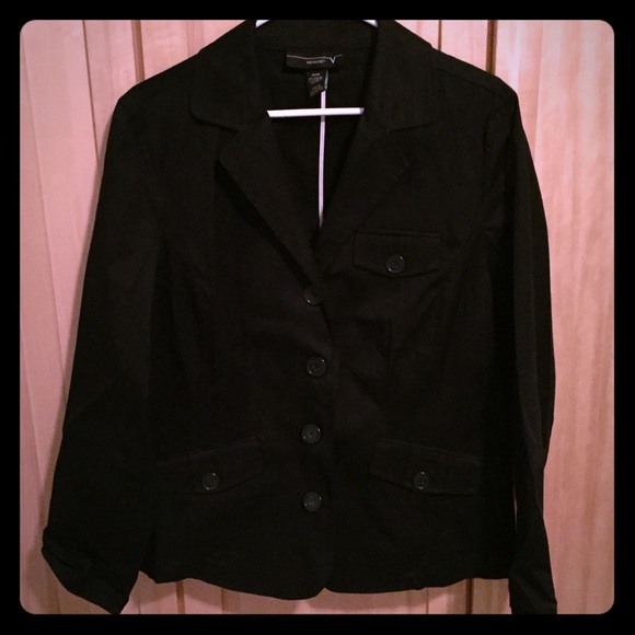 Lane Bryant Black Casual Dress Skirt Suit