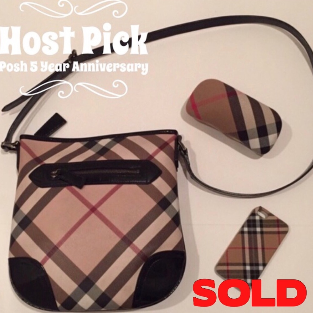 βSOLDβ βοΈHP 2xβοΈ Burberry Crossbody - Picture 1 of 4