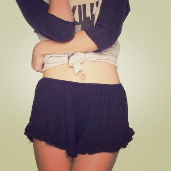 29 off Brandy Melville Pants Brandy Melville black vodi shorts from