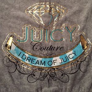 Juicy Couture Velour bling hoodie Large NWT