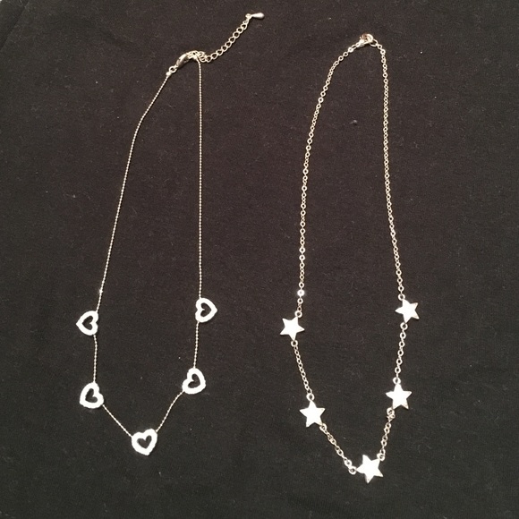 Jewelry - Flash Sale⚡star necklace & heart necklace