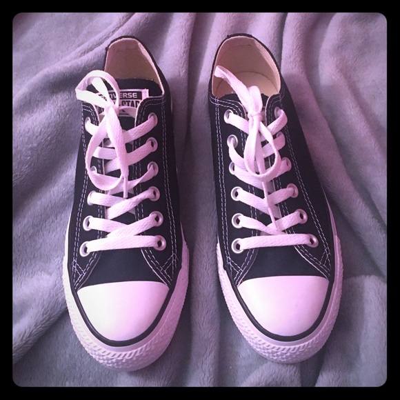 Black and White Converse.