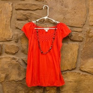 Orange Loft Top