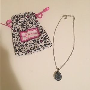 Brighton Teardrop Blue Stone Necklace