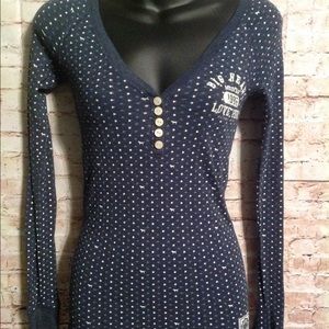 PINK navy Blue thermal small