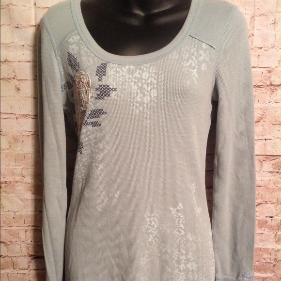 Large light blue thermal long sleeve