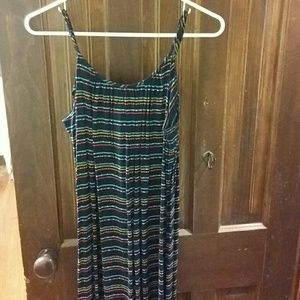 Navy/Multi Maxi Dress