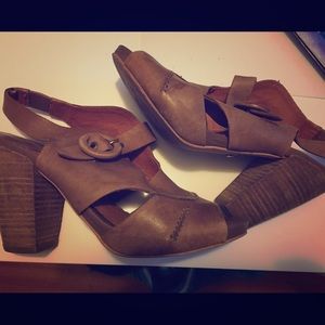 LUCKY Brand Leather Wedges