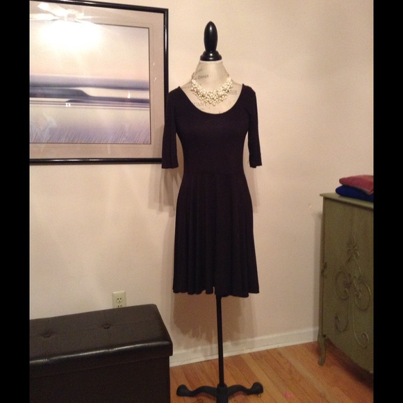 Black knit dress!