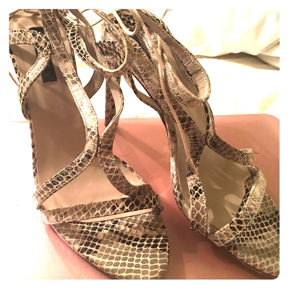 Snake skin ZARA heels - Picture 1 of 1