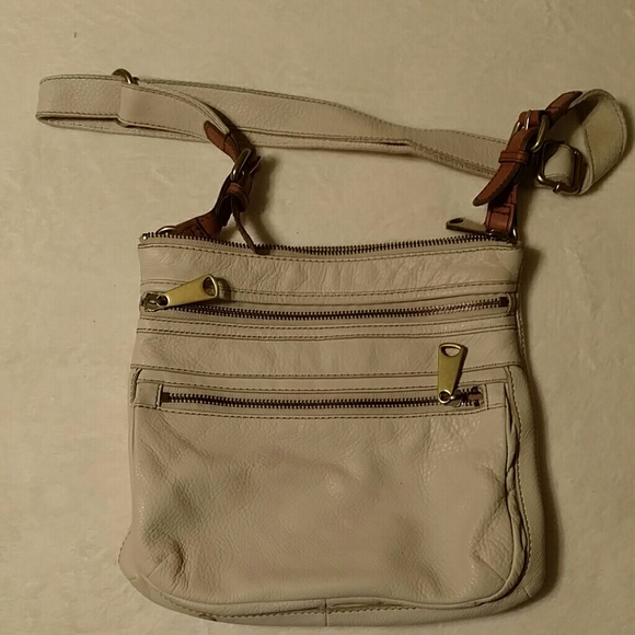 Fossil Off-White Crossbody Bag
