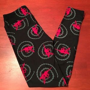 LuLaRoe Pants - Pink Fairy Tinkerbell Lularoe One Size Leggings OS LuLaRoe Pants - Pink Fairy Tinkerbell Lularoe One Size Leggings OS