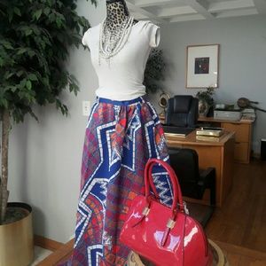 SOLD------Afrikan Print Inspired Skirt