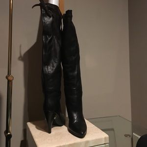 Made in Italy Over the knee tie in back