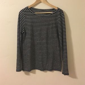 Striped Navy Tee