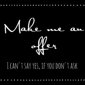 All offers are considered 🙂