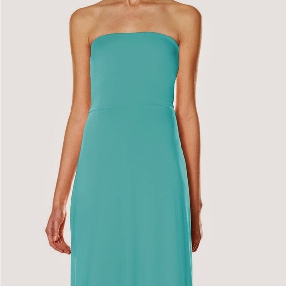 Strapless maxi