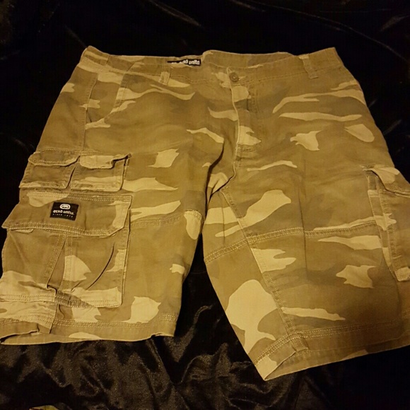 Camo cargo shorts