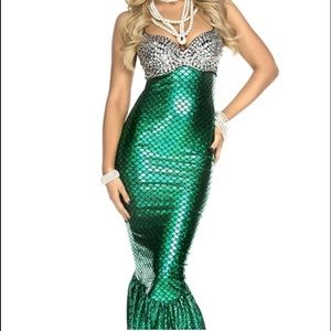 2-piece mermaid coustume size xs/s