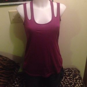 Purple CutOut Tank