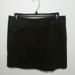 Banana Republic brown mini skirt