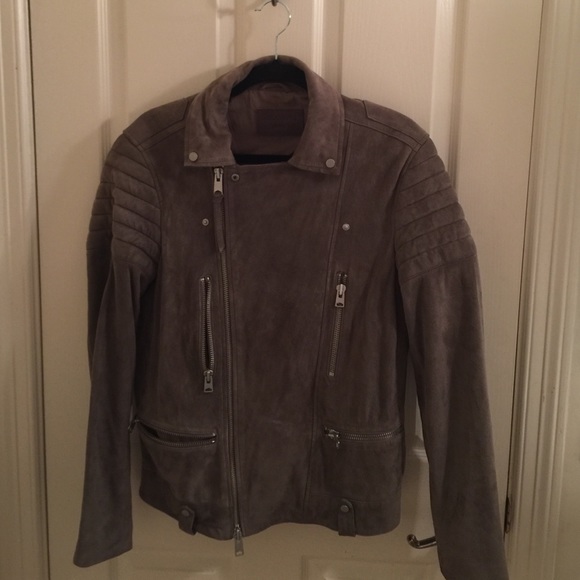 All Saints Suede Jacket - Picture 2 of 4