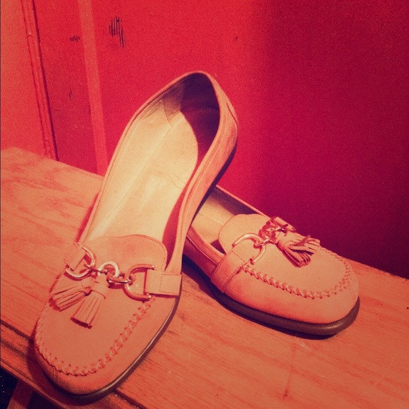 Peach Loafer with Tassel
