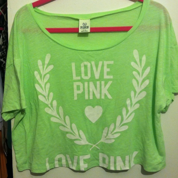 Love pink Victoria secret crop top