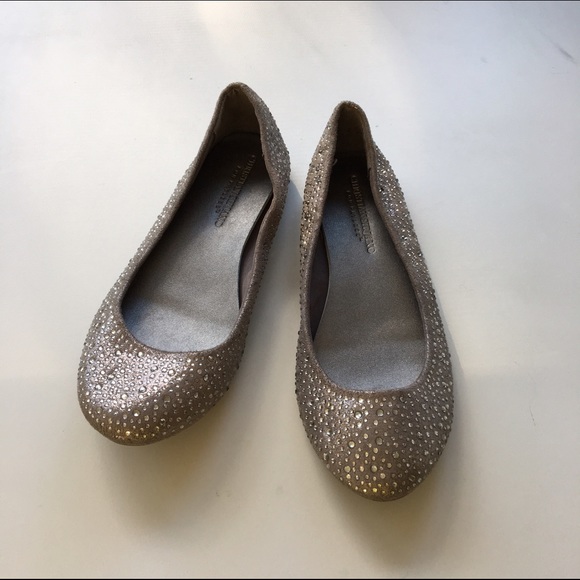 Grey Sparkle Flats