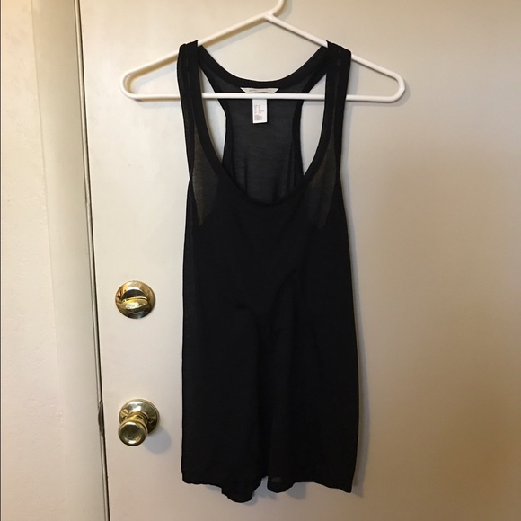 Black tank top