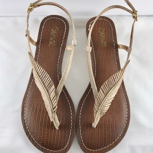 Carlos Santana 'Tandy Sparkle Leaf' Sandal