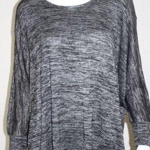 New York & Co Women's Oversized Gray Top New