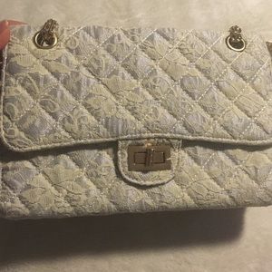 Lace cross body purse